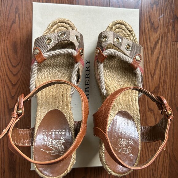 Burberry Wedge Espadrilles - Picture 3 of 4